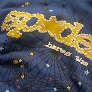 Sp5der tc5 blue marina hoodie size large new with original bag